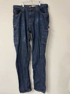 Lapco FR Men's Size 36x36 Straight Leg Blue Denim Jeans Flame Resistant NFPA 70E